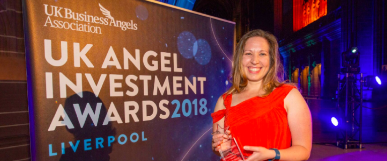 UK Business Angel Investment Association award ceremony - Best Investment in a High Growth Female Founder